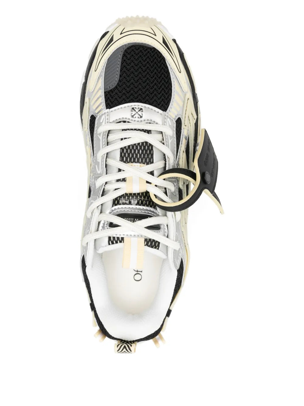 Lace-up rubber trainers-OFF-WHITE-Verso