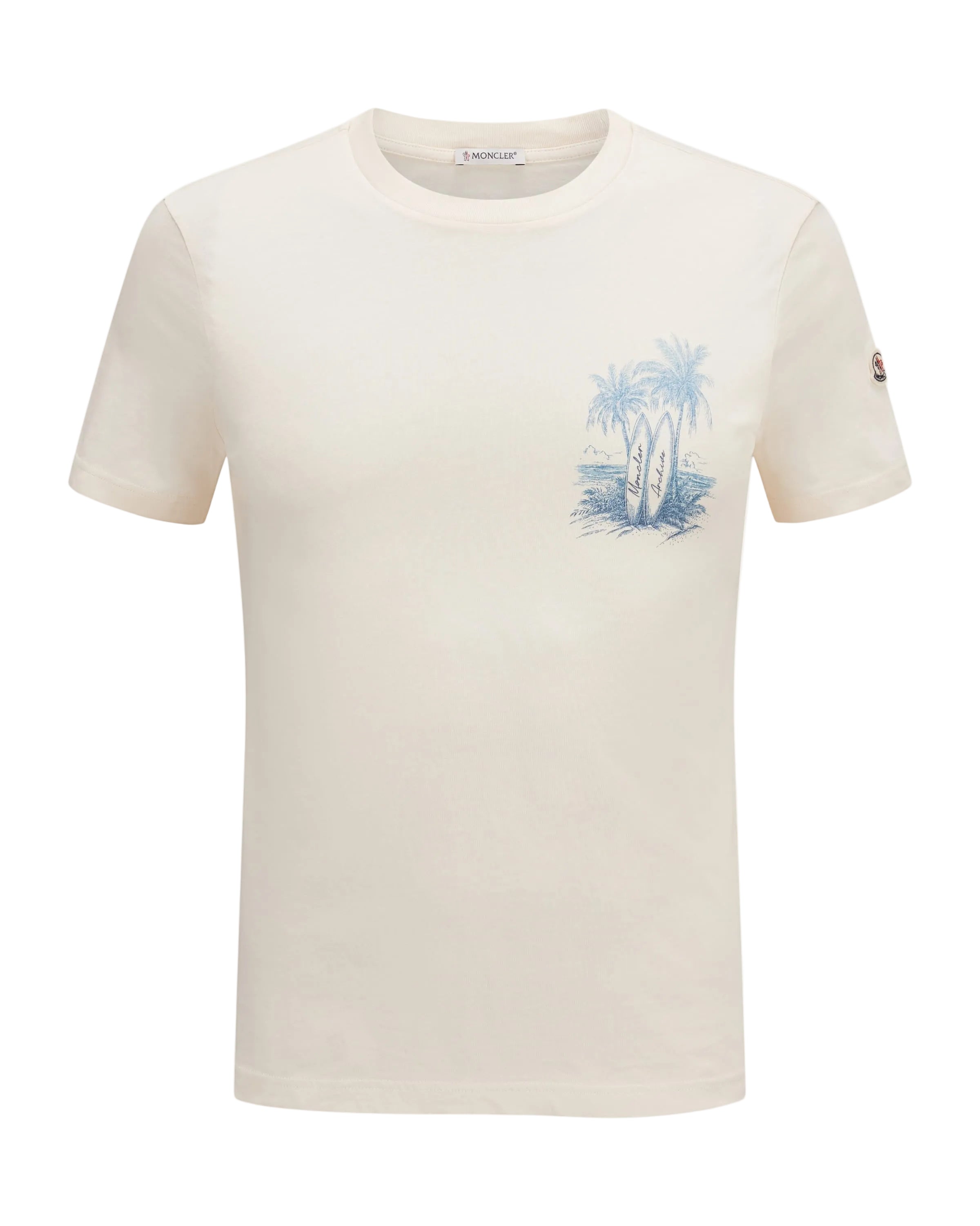 Beach Printed T-shirt-MONCLER-307641-S-Verso