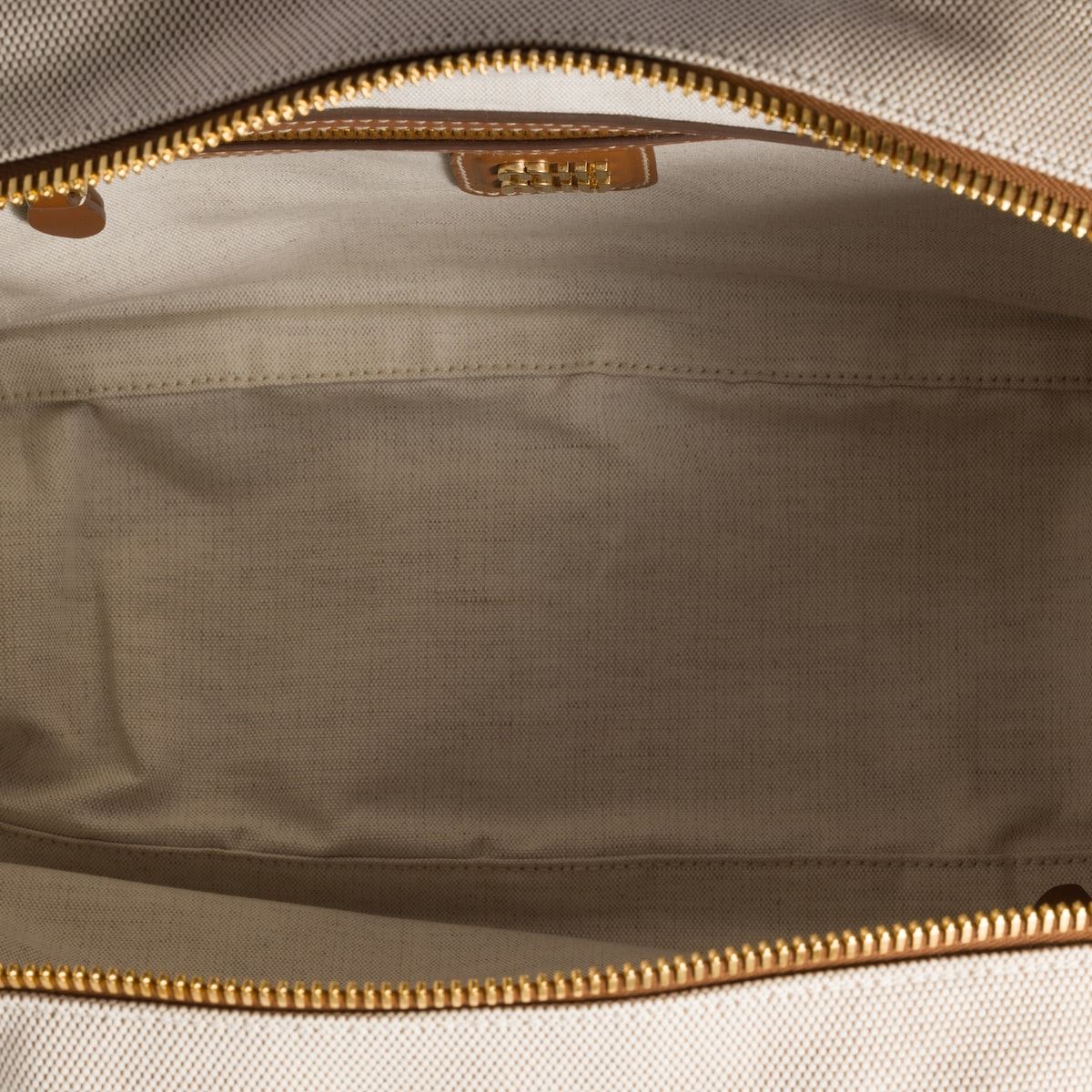 BEAU CANVAS AND LEATHER BAG-MIU MIU-Verso