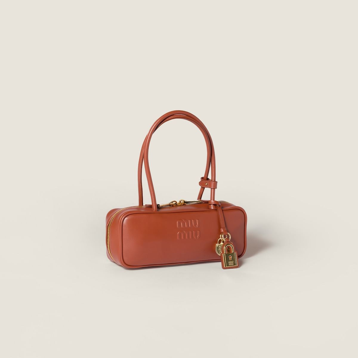 beau leather bag-MIU MIU-Verso