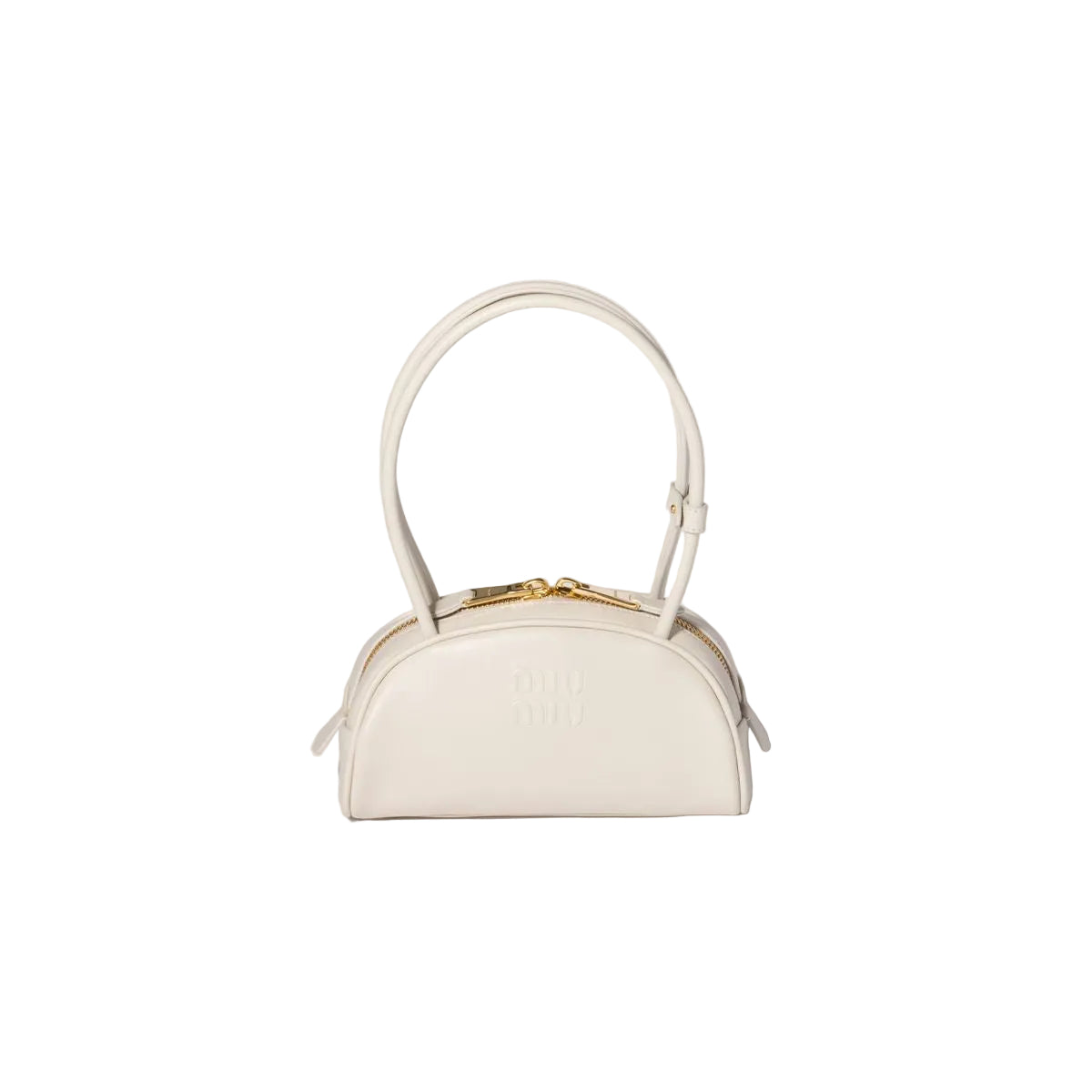 Beau leather bag-MIU MIU-309377-TU-Verso