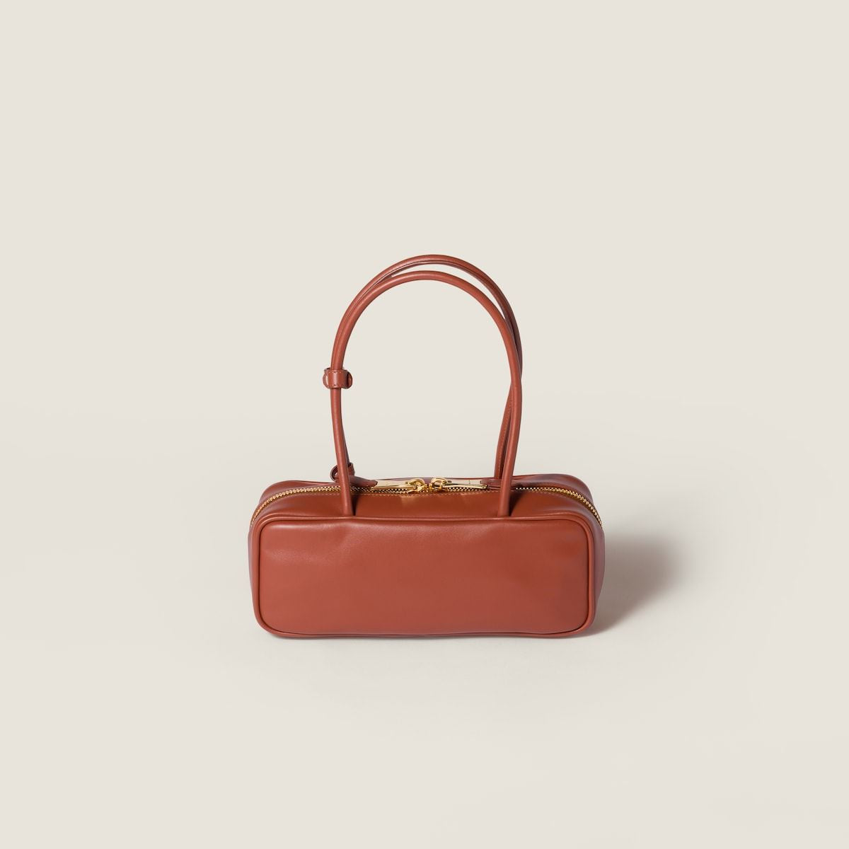 beau leather bag-MIU MIU-Verso