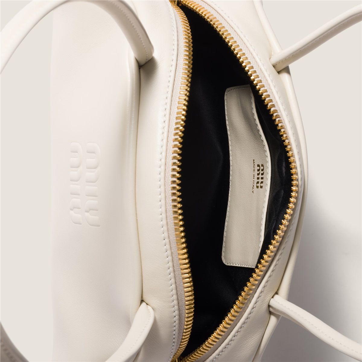 Beau leather bag-MIU MIU-Verso