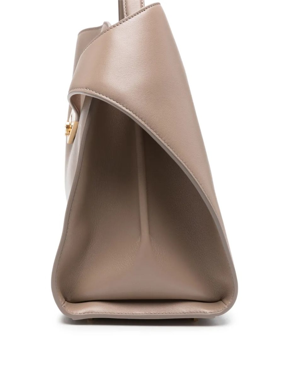Hug soft bicolor shoulder bag (l)-FERRAGAMO-Verso