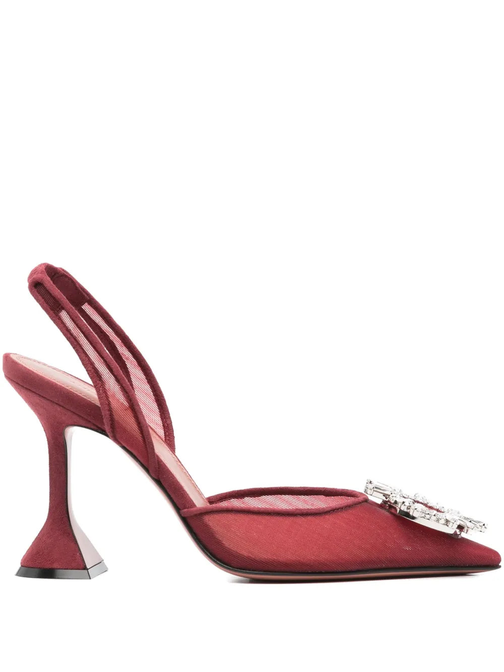 95mm Begum Embellished Slingback Pumps-AMINA MUADDI-Verso