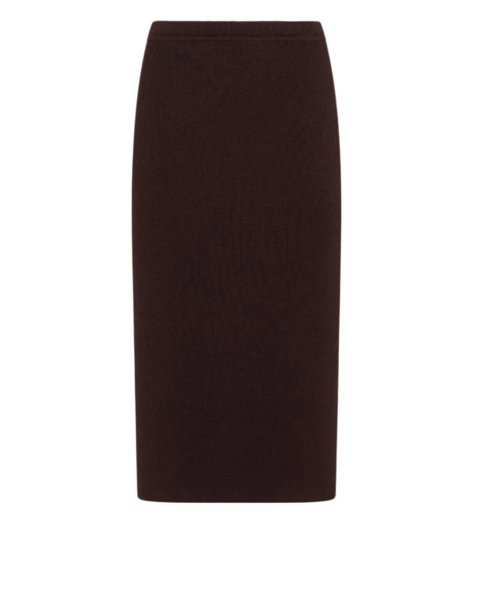 BELOW THE KNEE CASHMERE COTTON SKIRT-TOM FORD-Verso