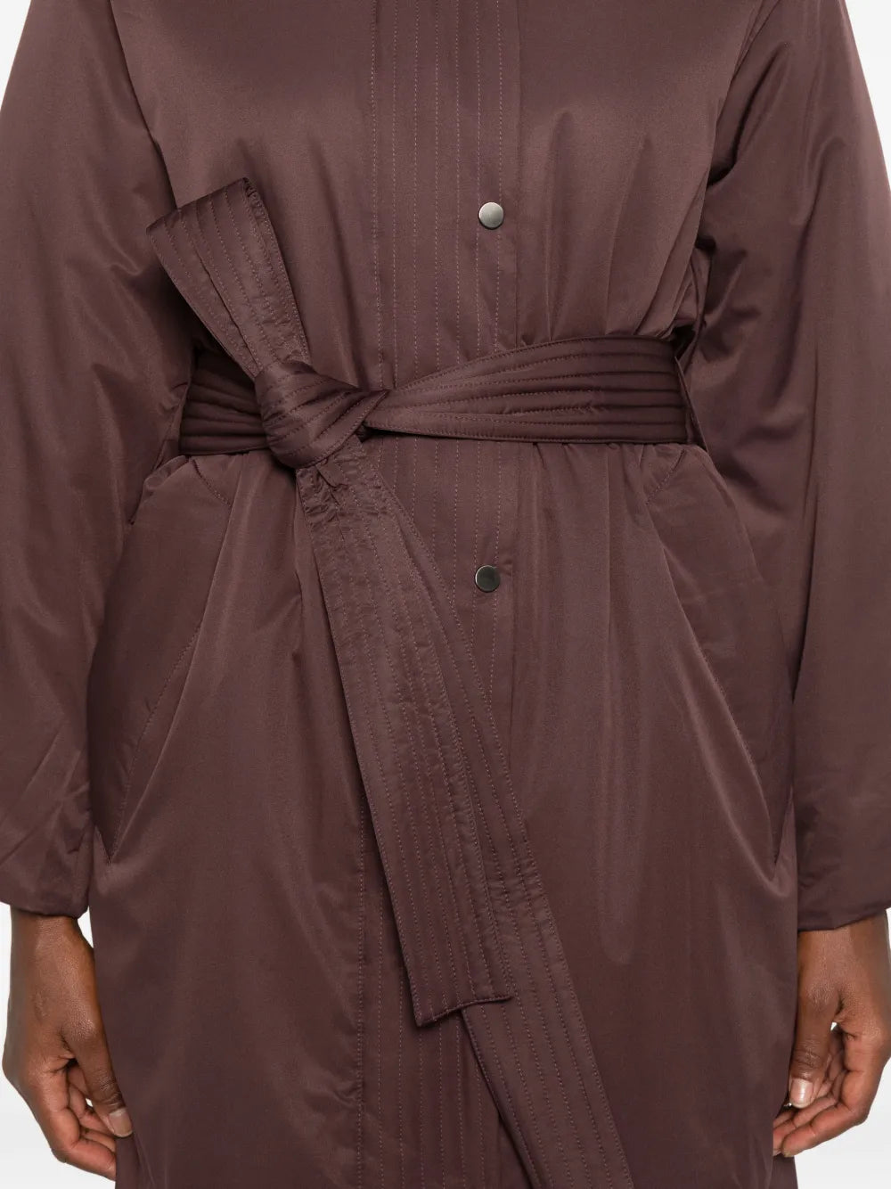 Belted high-neck coat-JOSEPH-Verso