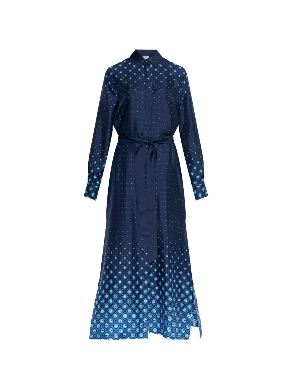 Belted patterned shirt dress-CASABLANCA-307261-M-Verso