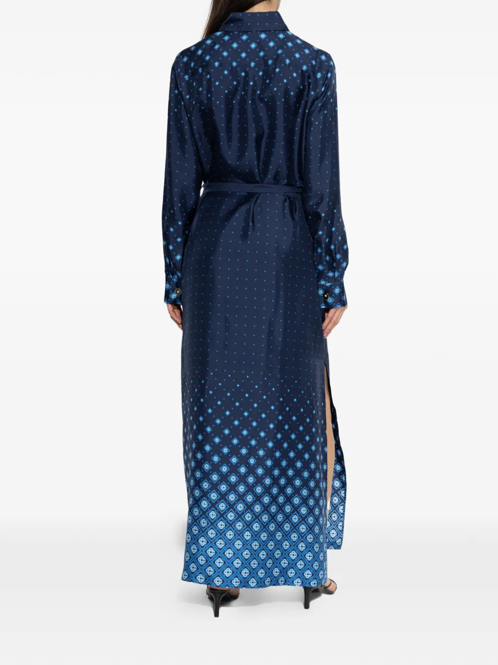 Belted patterned shirt dress-CASABLANCA-Verso