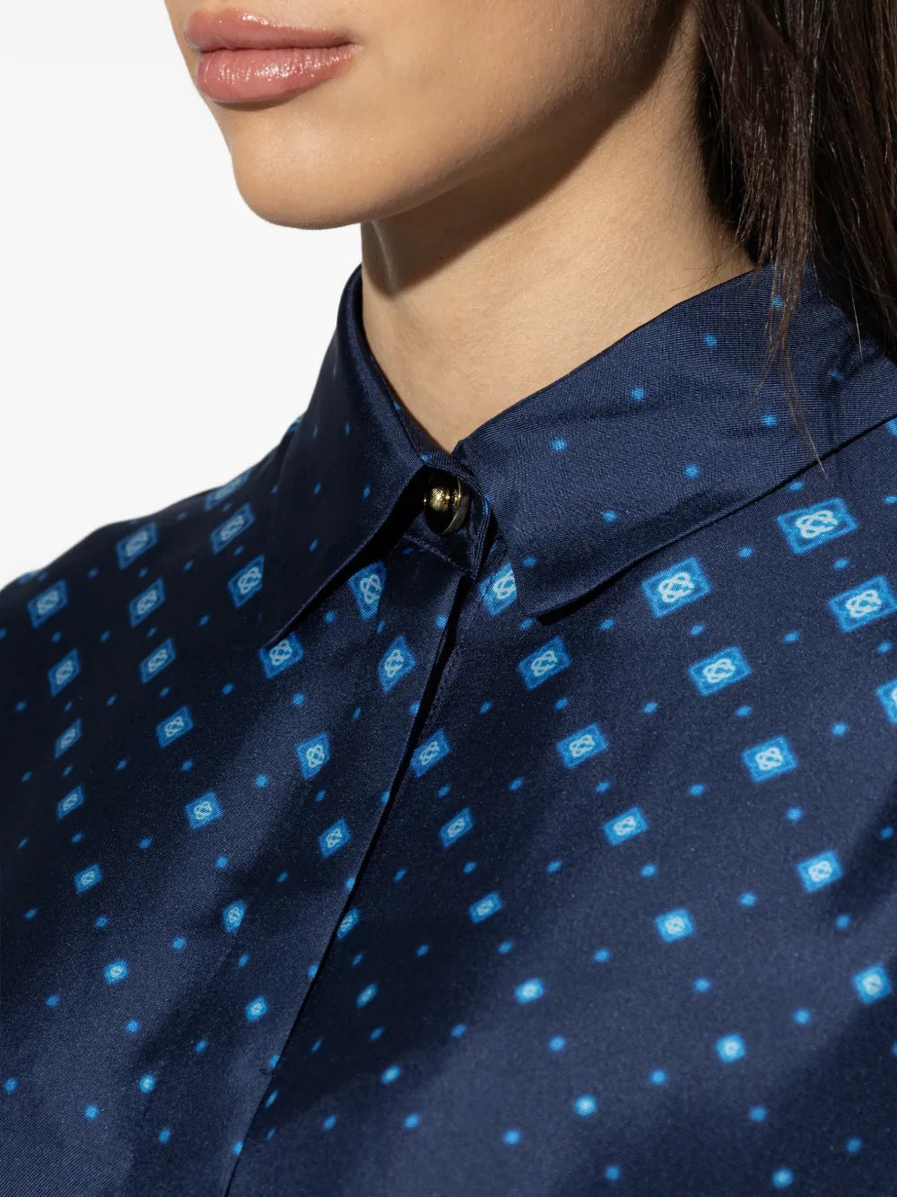Belted patterned shirt dress-CASABLANCA-Verso