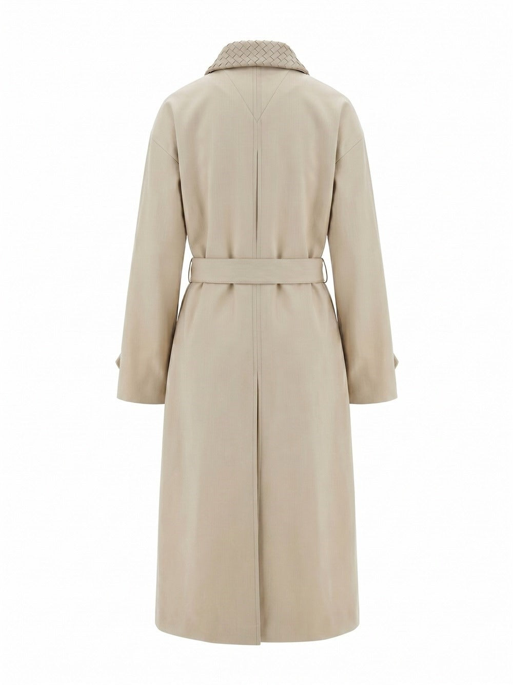 Belted waist trench coat-BOTTEGA VENETA-Verso
