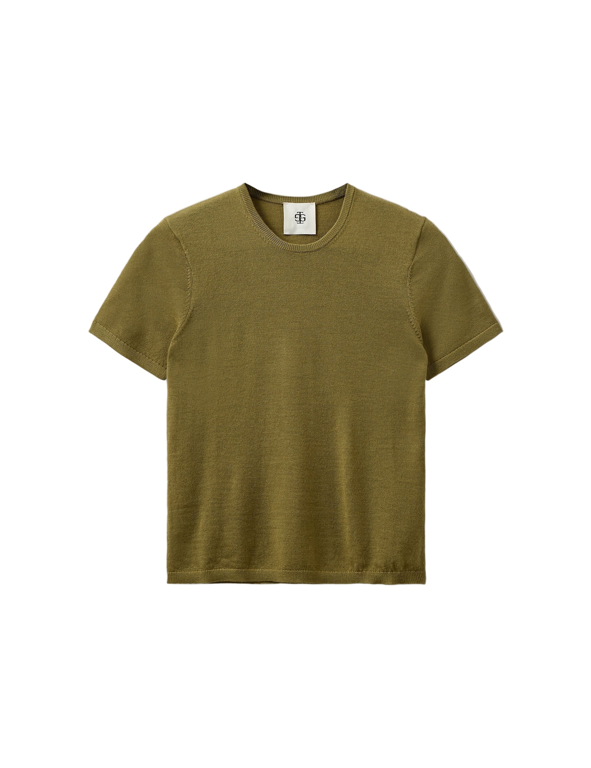 Bergen knit tee matcha green-THE GARMENT-Verso