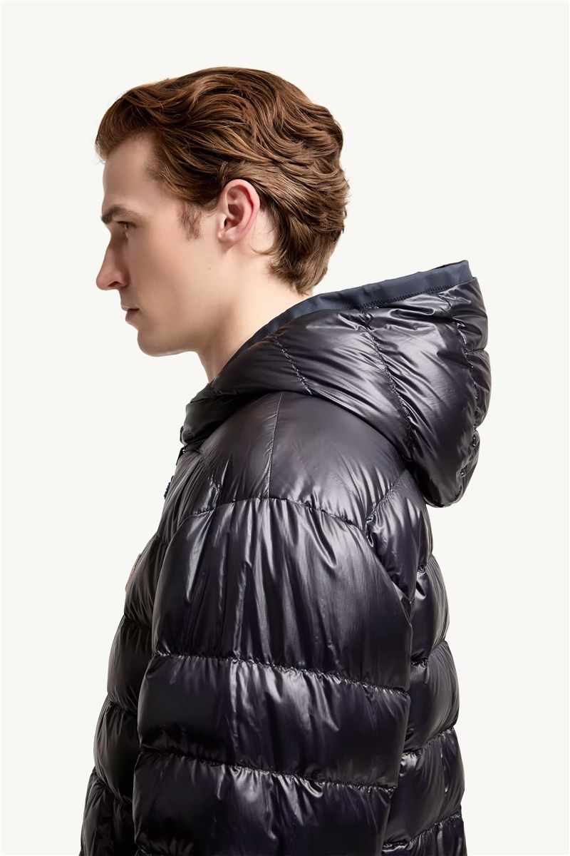 Berguns reversible hooded down bomber jacket-MONCLER-Verso