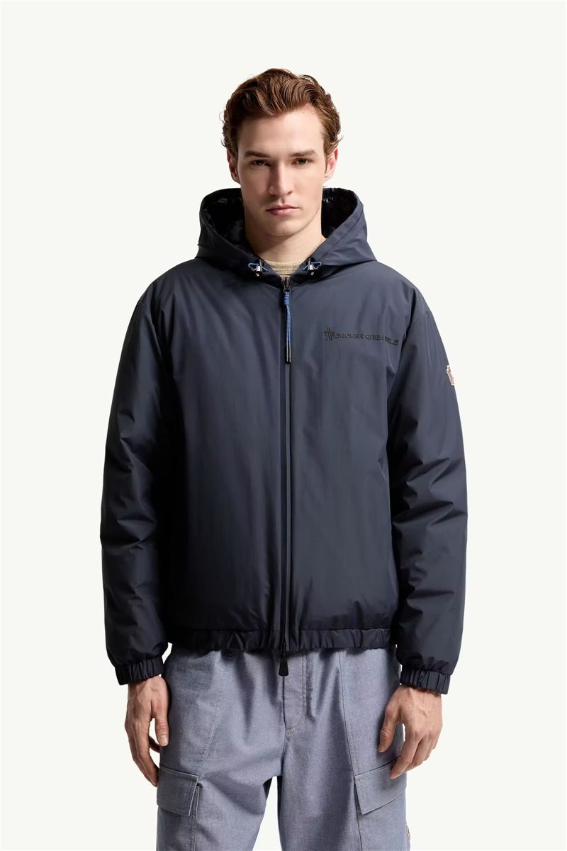 Berguns reversible hooded down bomber jacket-MONCLER-Verso