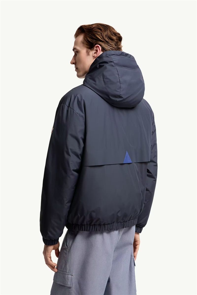 Berguns reversible hooded down bomber jacket-MONCLER-Verso