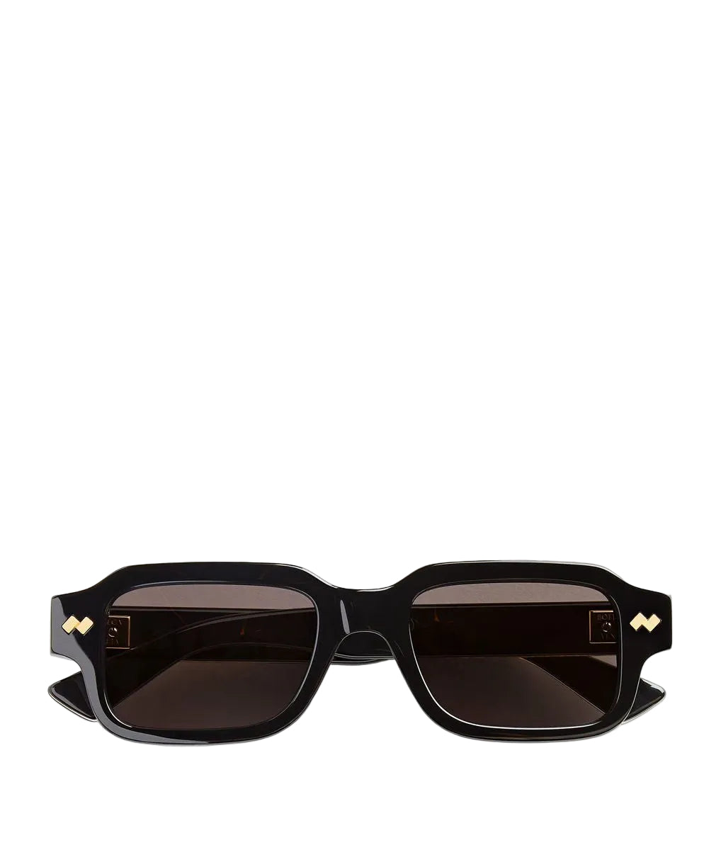 Intrecciato rectangular sunglasses