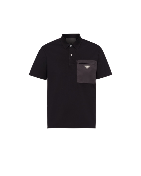 トップス PRADA Re-Nylon Insert Cotton Jersey 32440432_63111429_600.jpg
