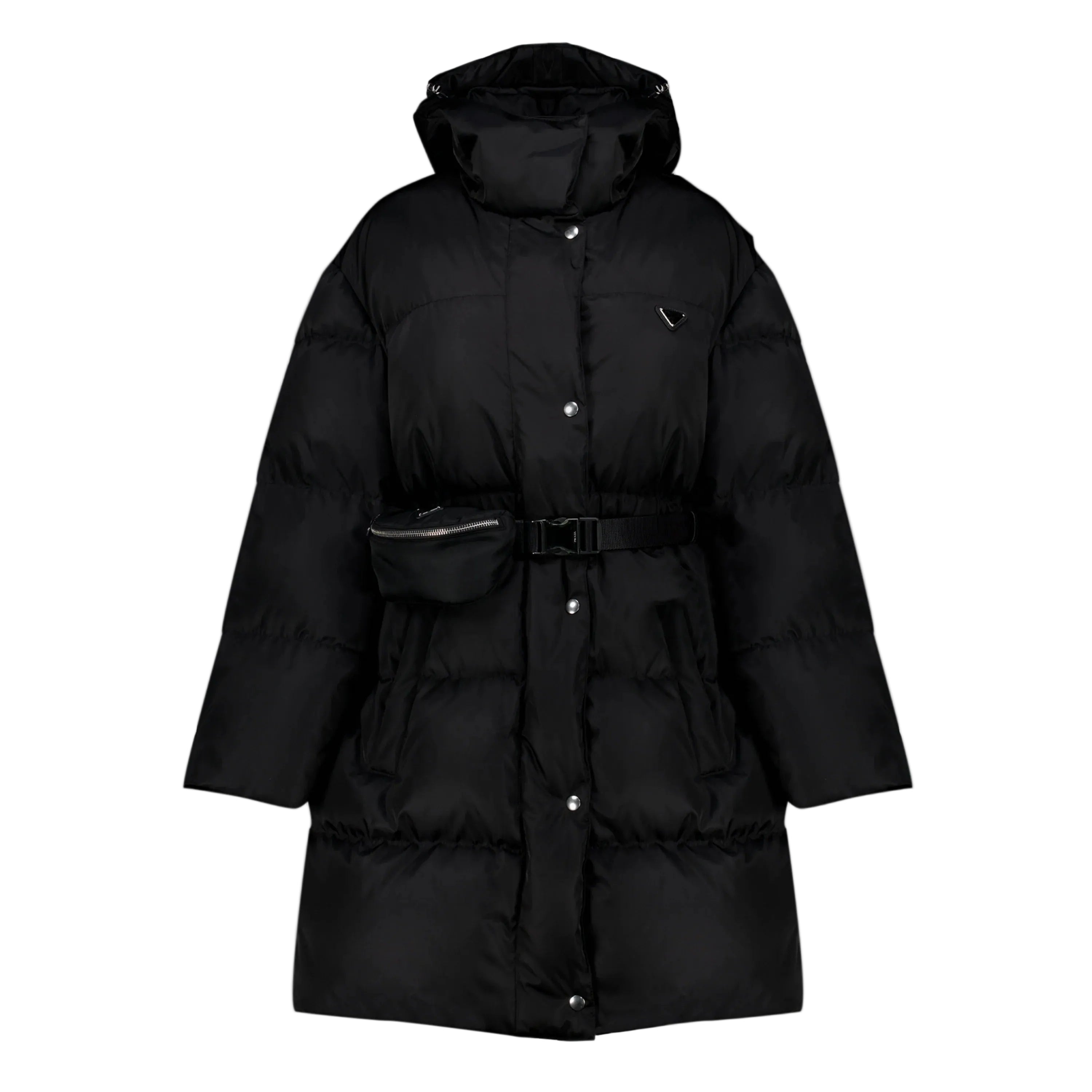 Black Re-Nylon Puffer Jacket-PRADA-309770-38-Verso