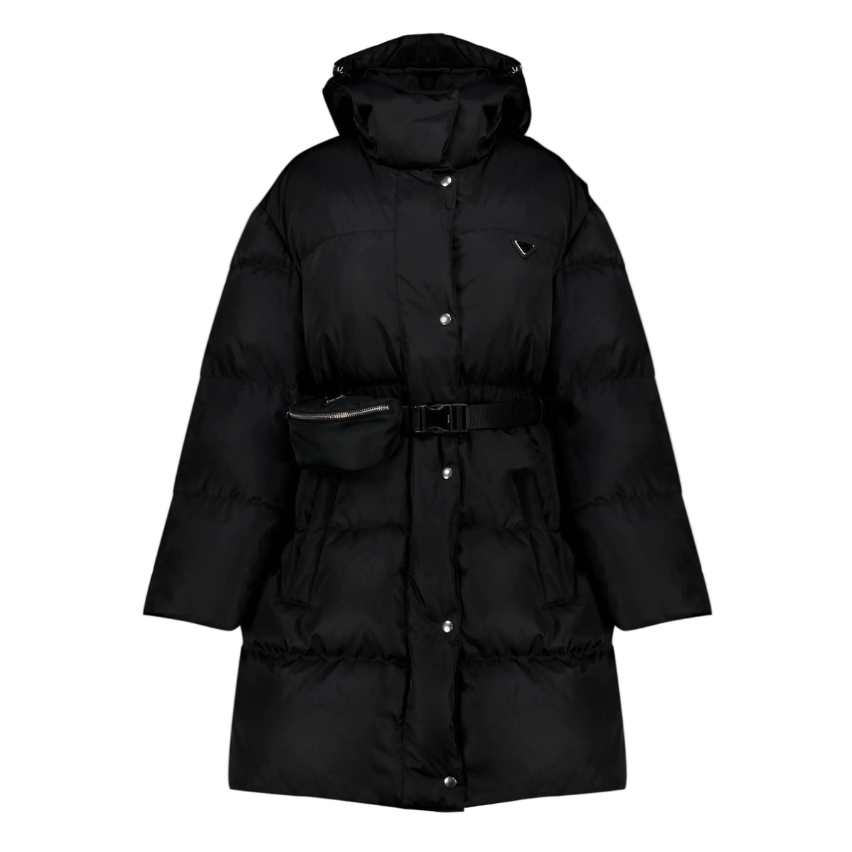 Black Re-Nylon Puffer Jacket-PRADA-309770-38-Verso