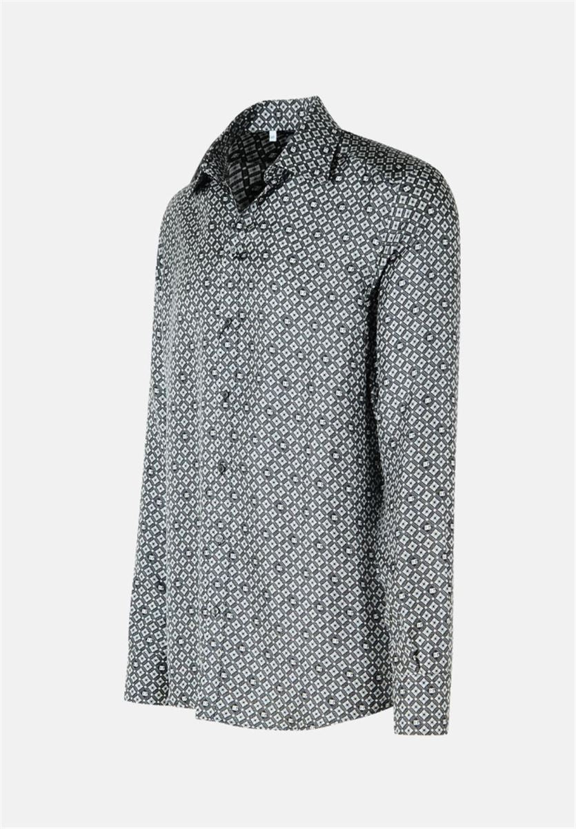 BLACK SILK SHIRT - DOLCE & GABBANA - Verso