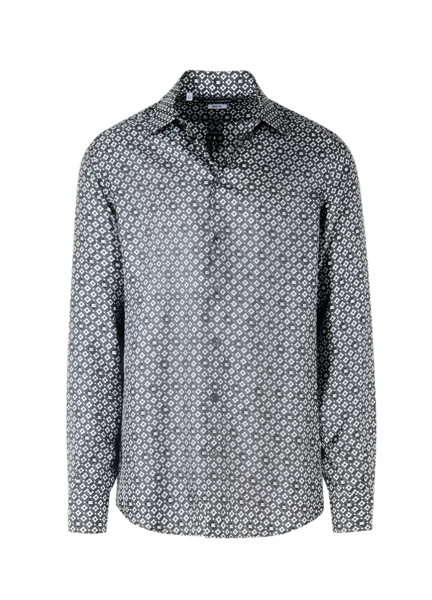 BLACK SILK SHIRT - DOLCE & GABBANA - Verso