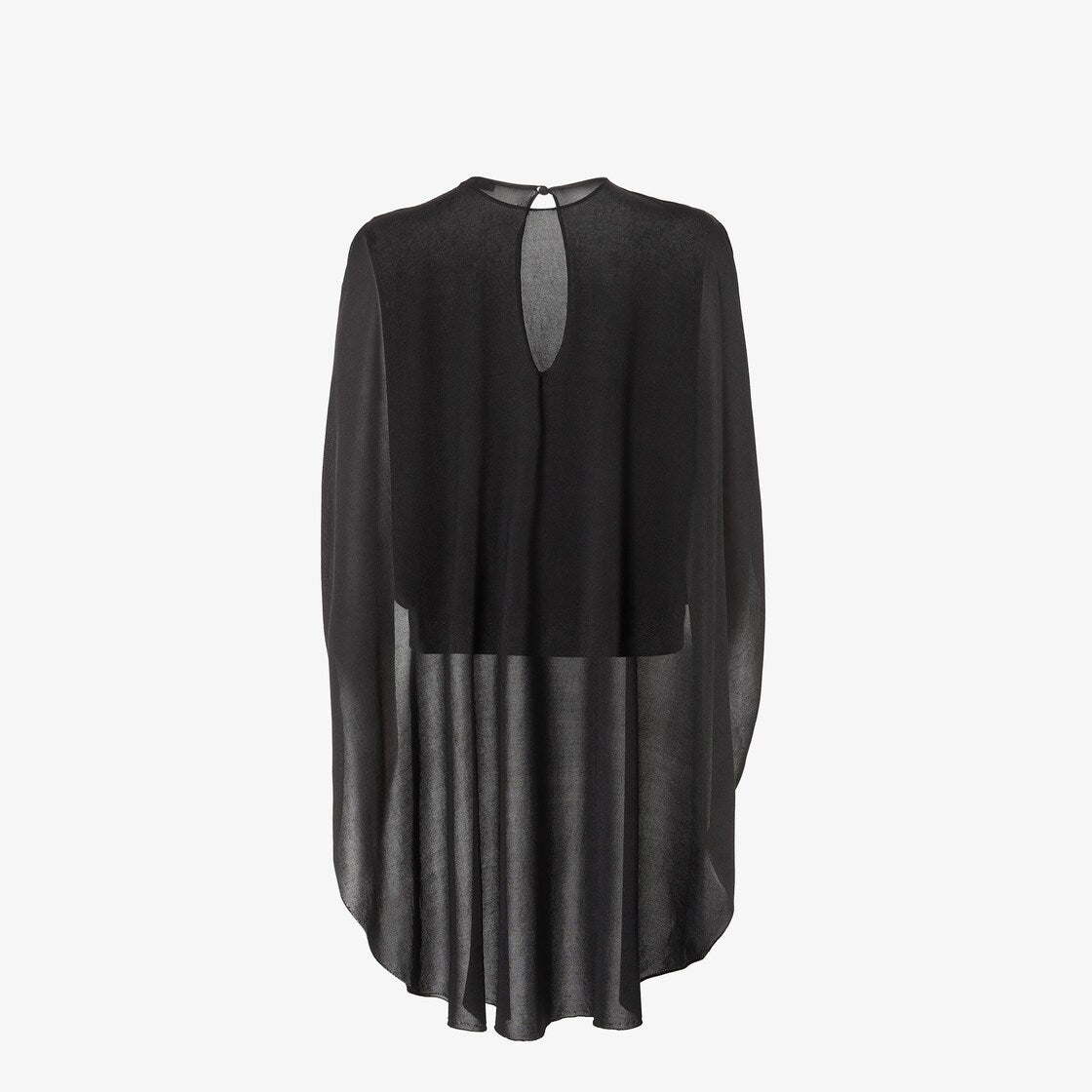 Black silk top-FENDI-Verso