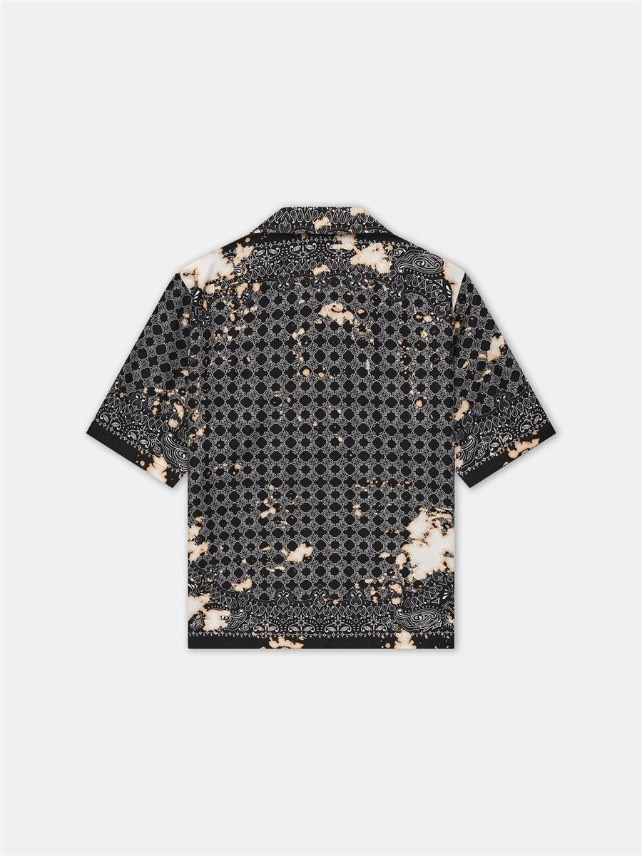 bleach bandana bowling shirt-AMIRI-Verso