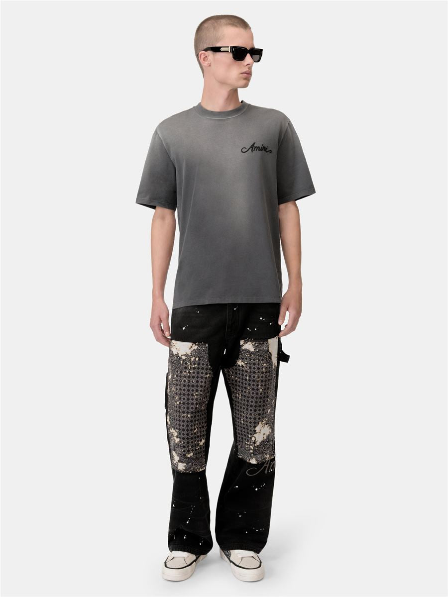 bleach bandana patch tee-AMIRI-Verso