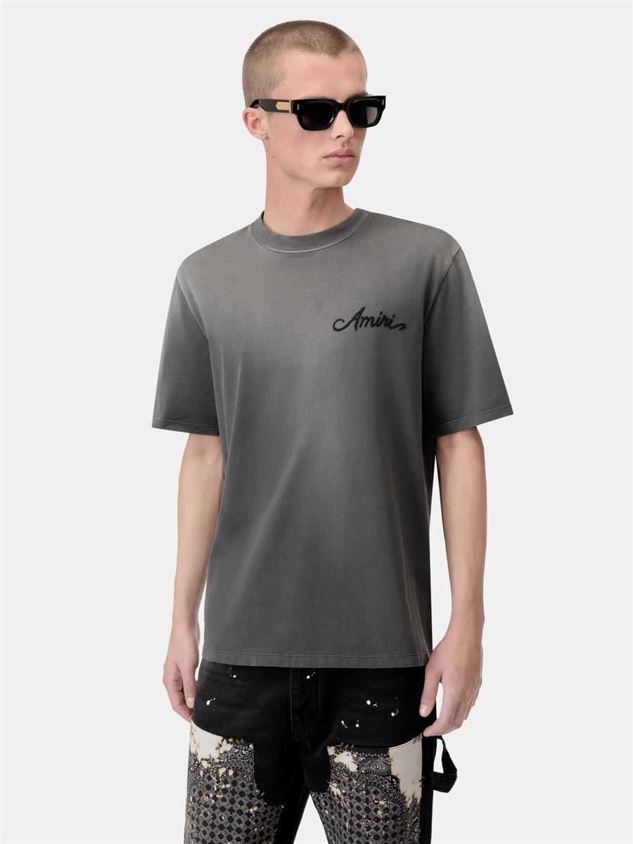 bleach bandana patch tee-AMIRI-Verso