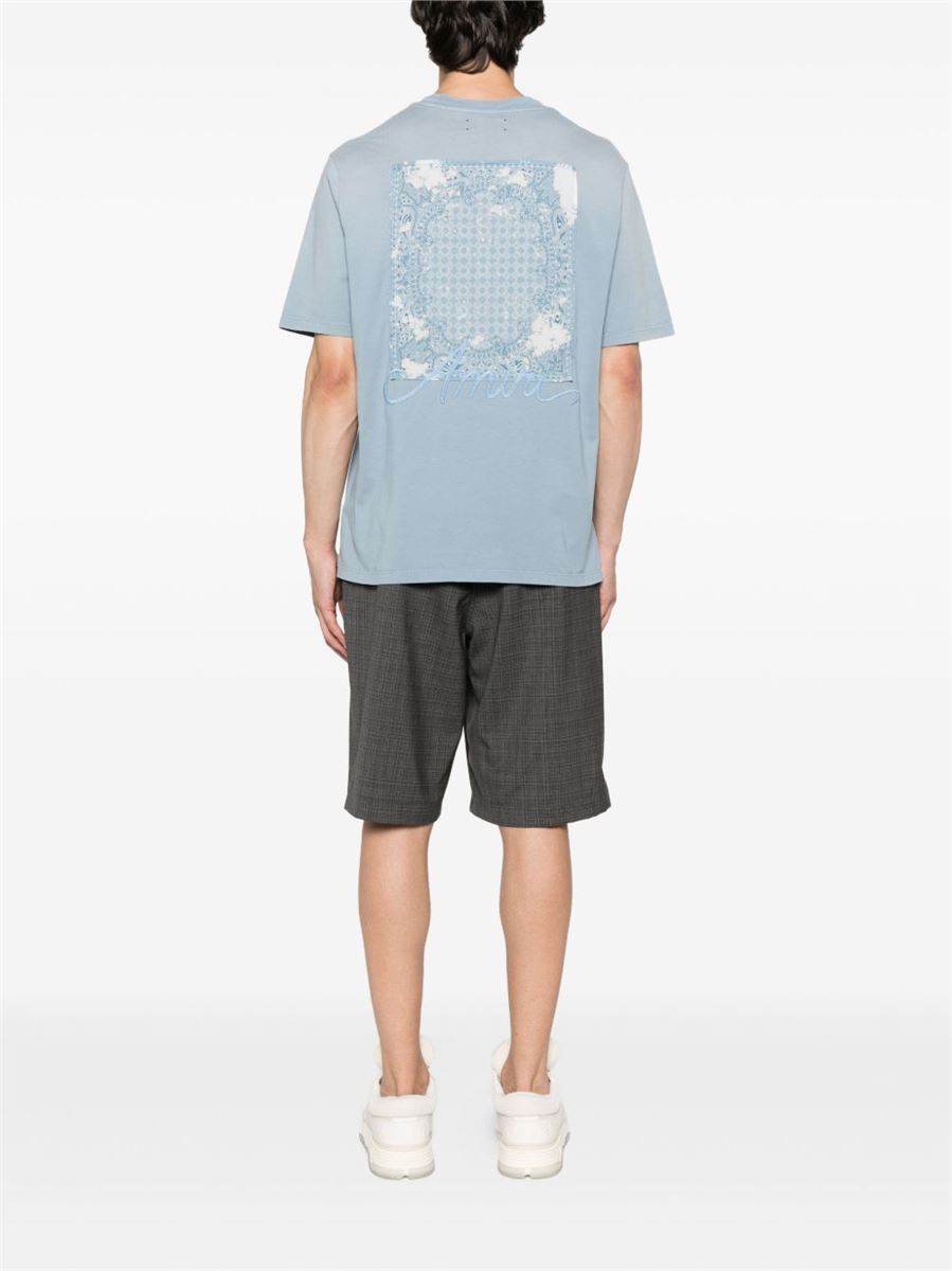 Bleach bandana patch tee-AMIRI-Verso
