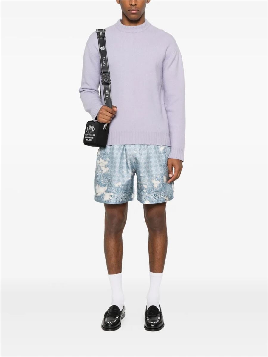 Bleach bandana short-AMIRI-Verso