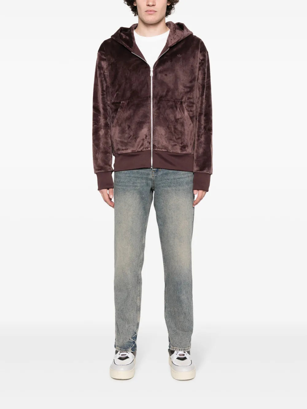 Bleached-effect straight-leg jeans-REPRESENT-Verso