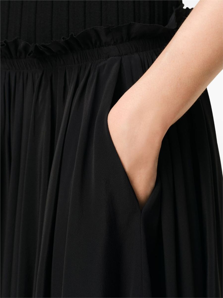 Blended silk midi corolla skirt-AMI-Verso