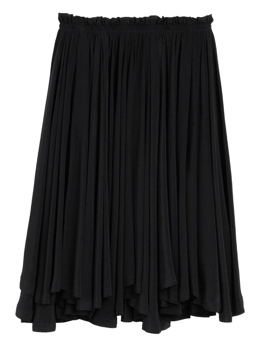 Blended silk midi corolla skirt-AMI-Verso