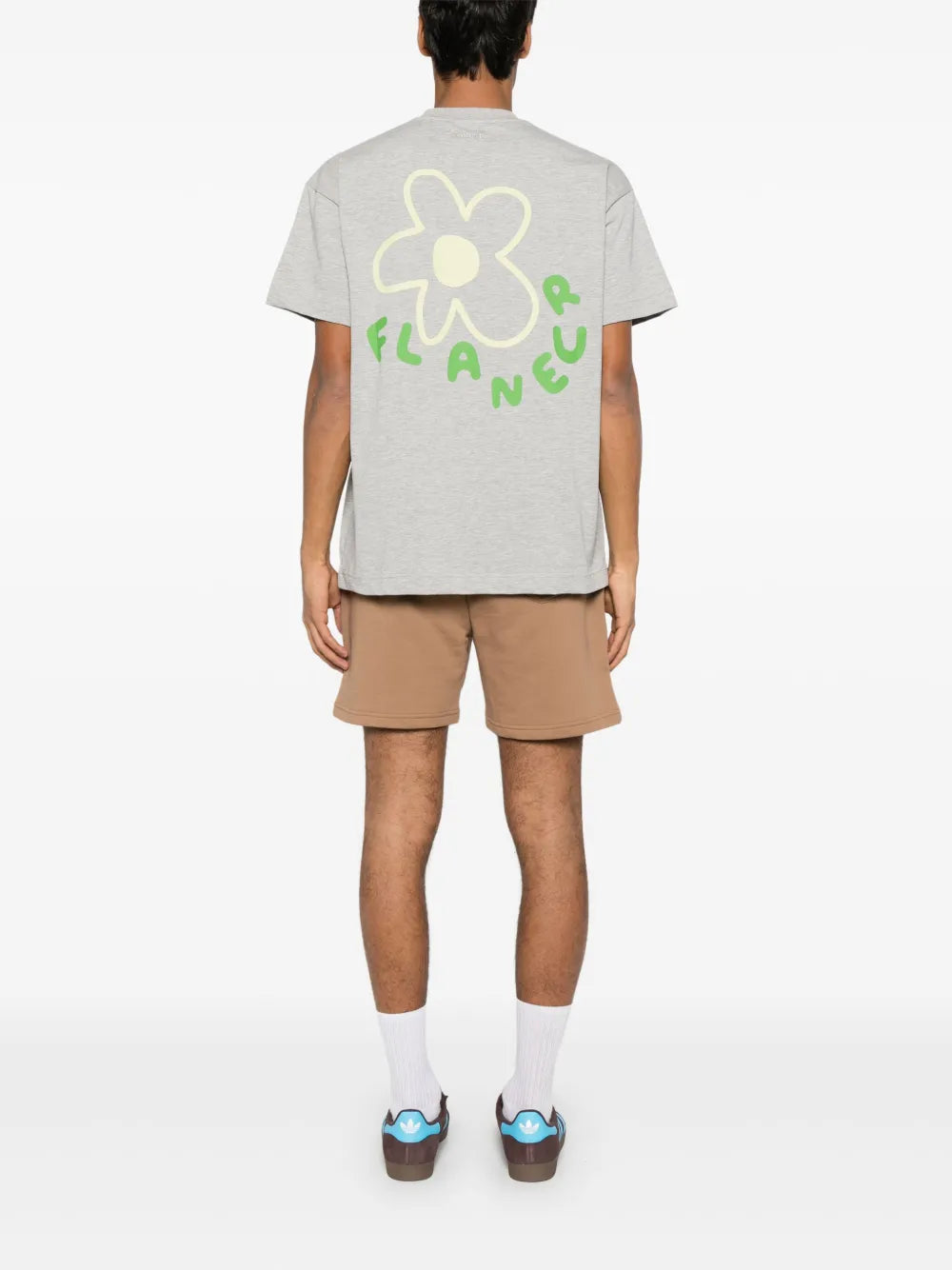 Blossom-print t-shirt-FLÂNEUR-Verso