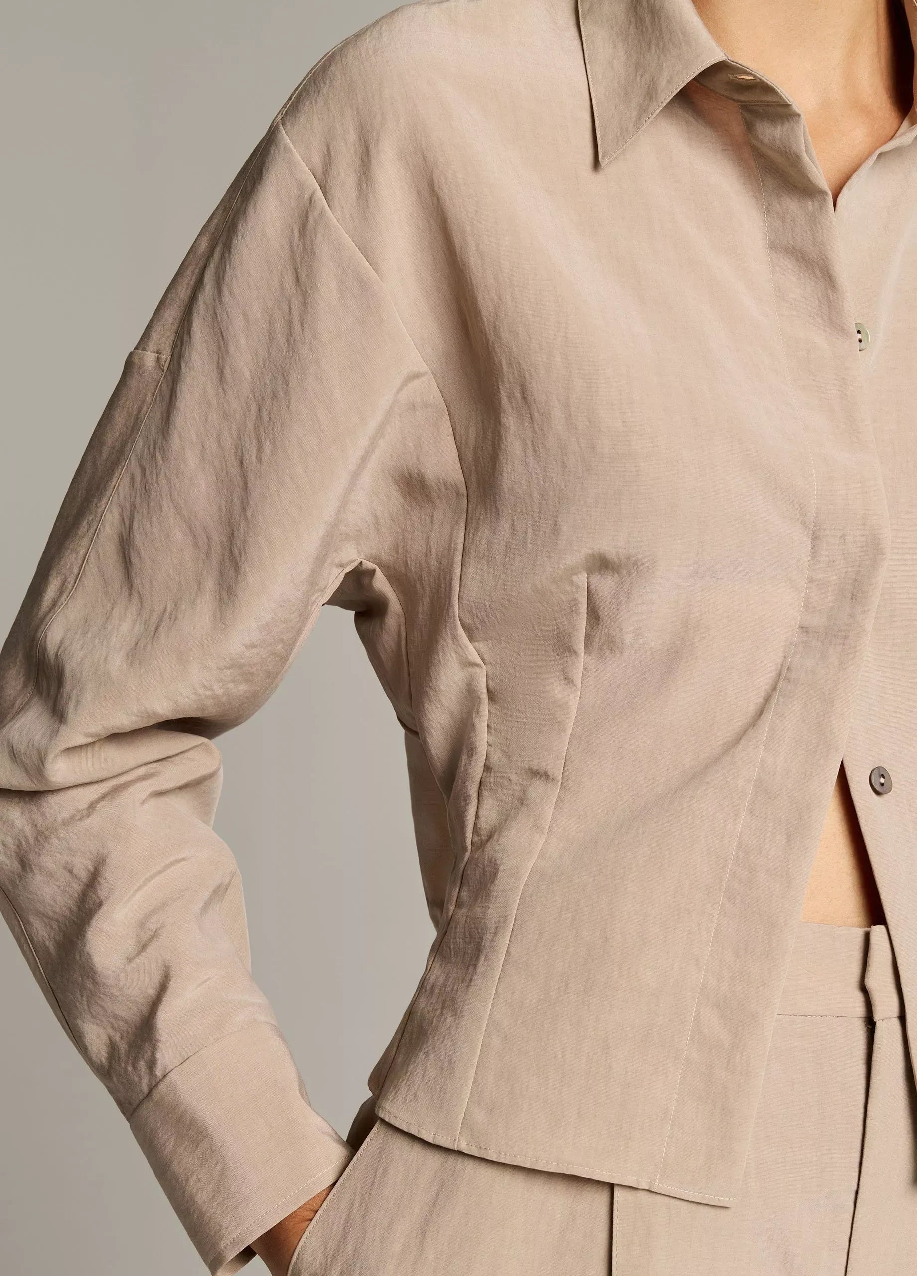 Blouson-back shirt-VINCE-Verso