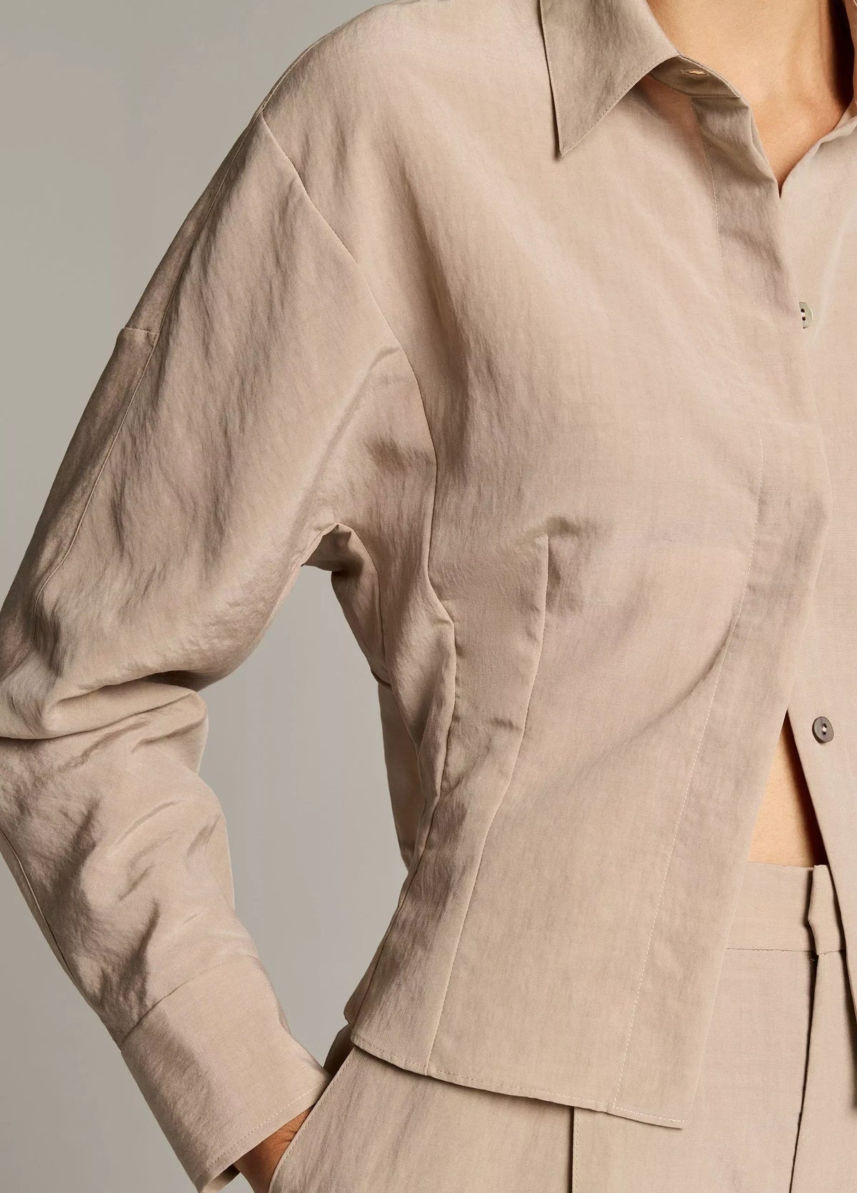 Blouson-back shirt-VINCE-Verso