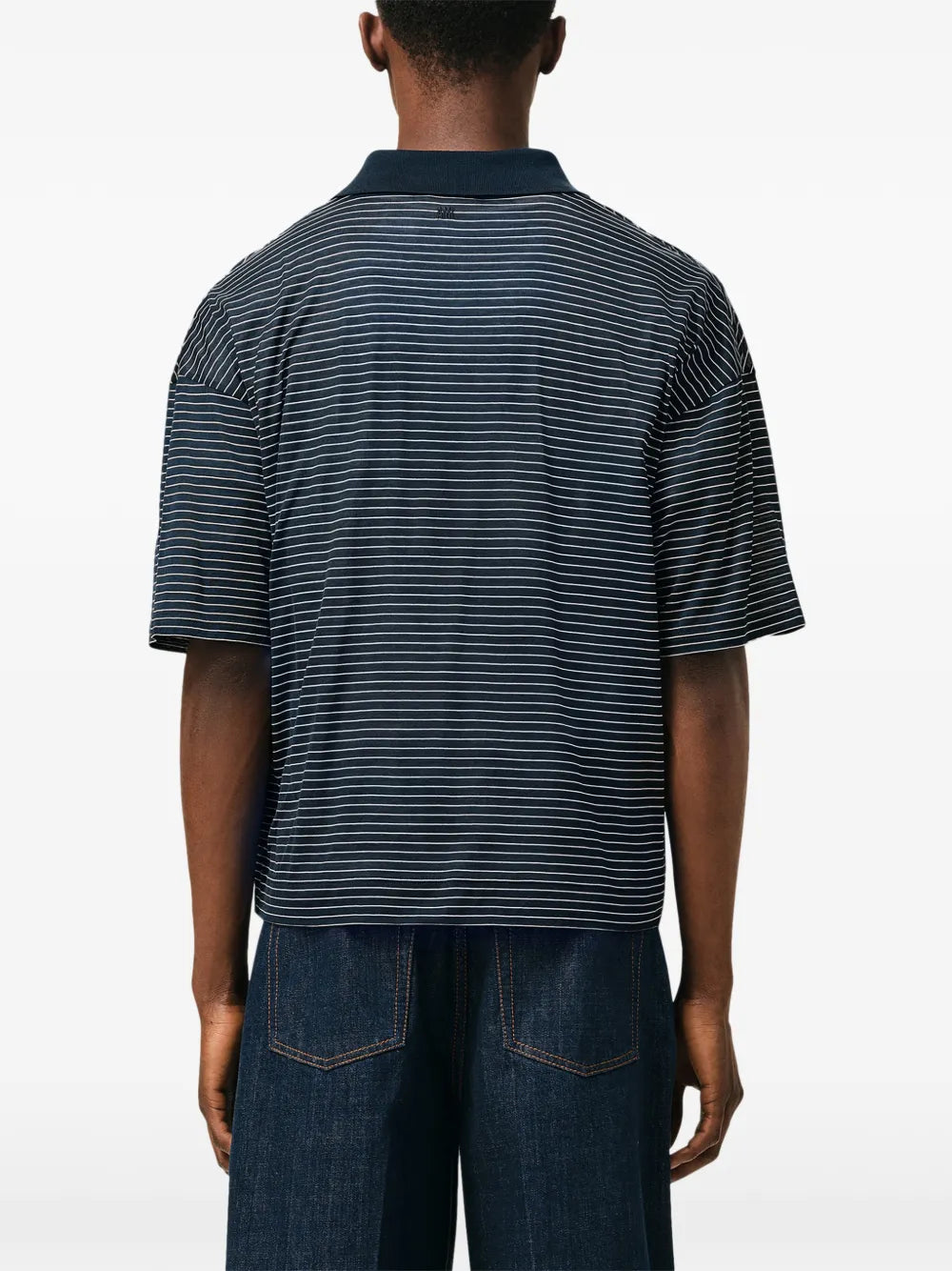 De coeur short-sleeve polo shirt-AMI-Verso