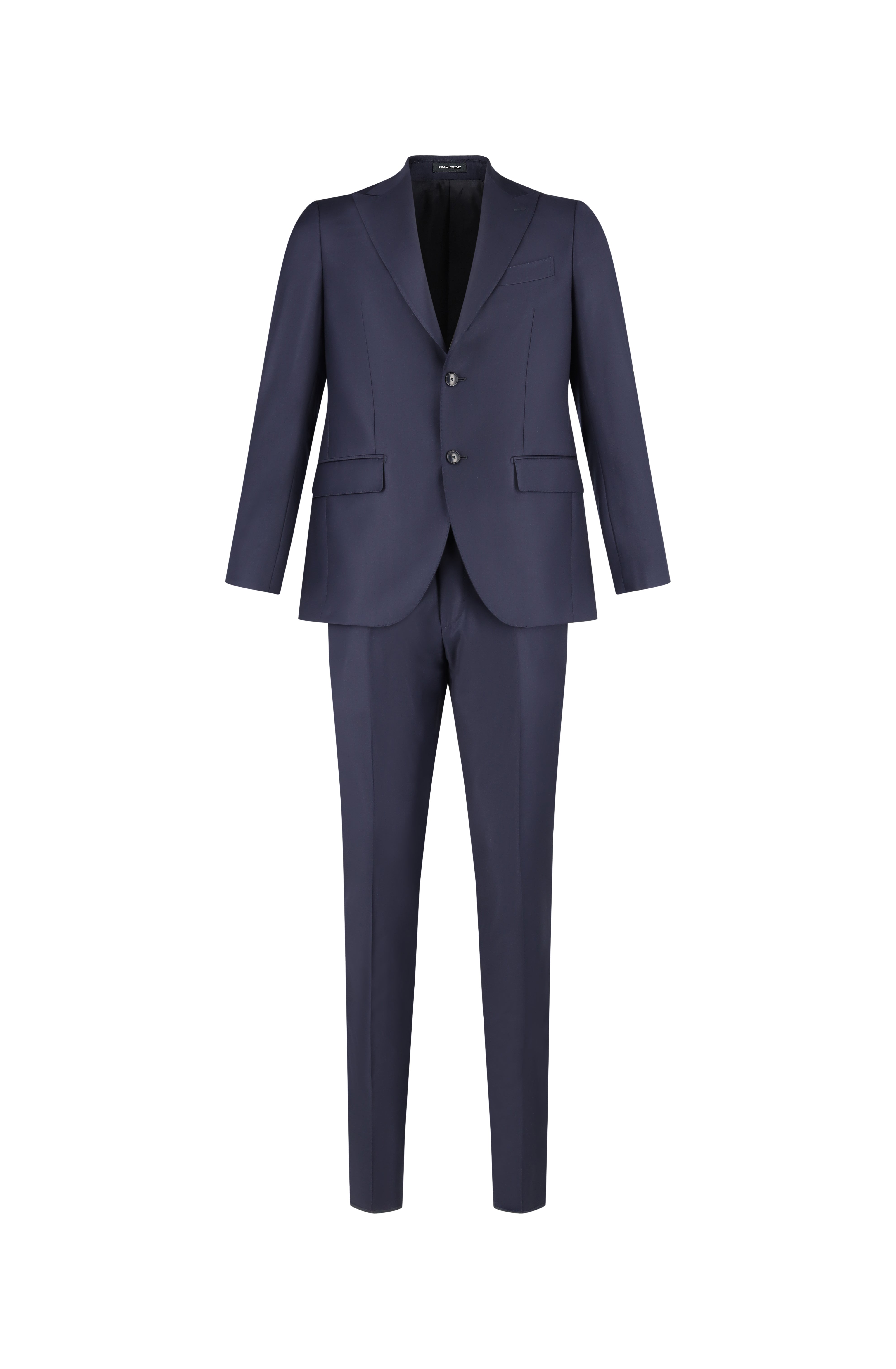 Blue Italian Men’s Suit-VERSO LABEL-Verso
