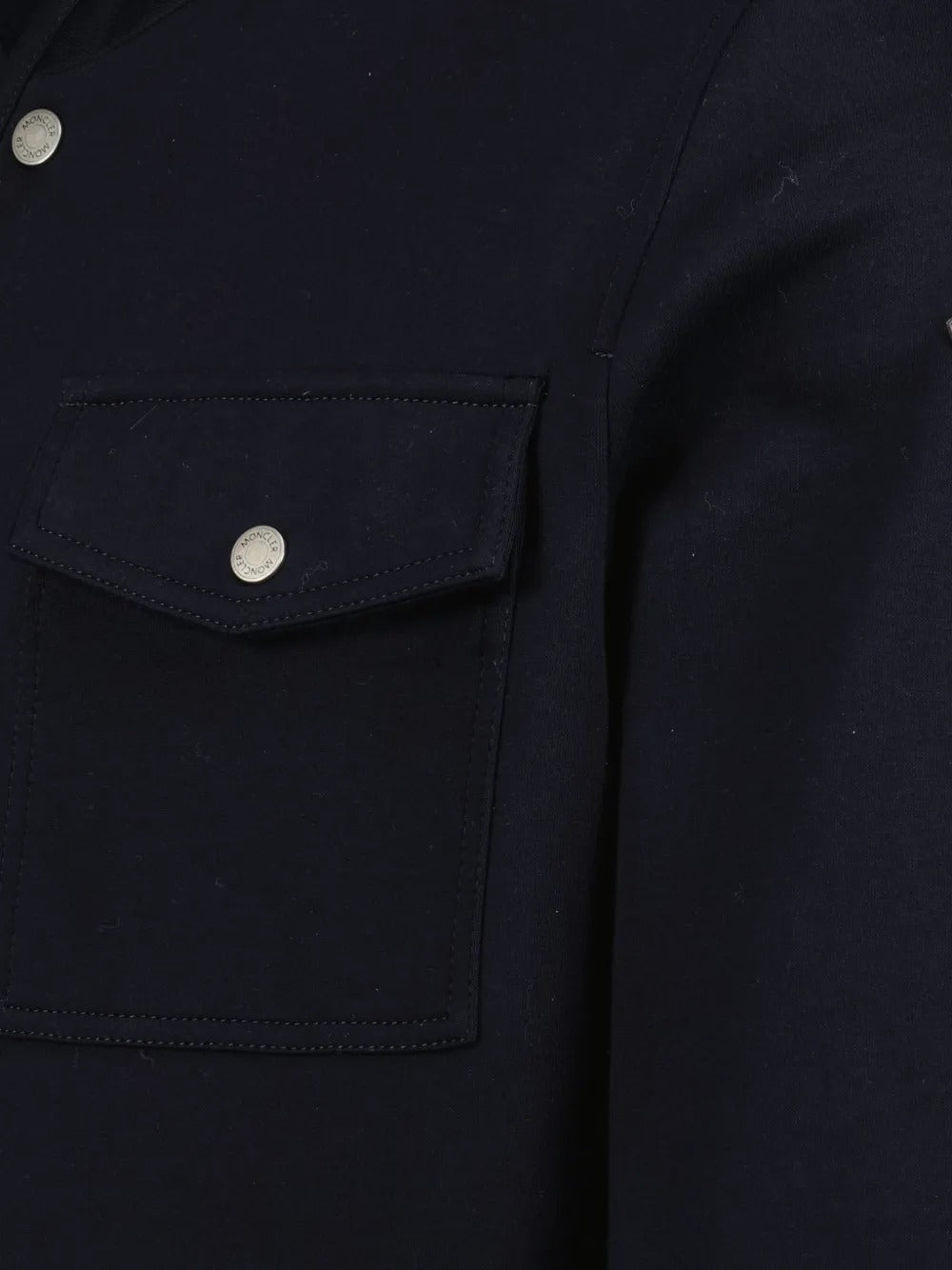 Blue Shirt Jacket-MONCLER-Verso