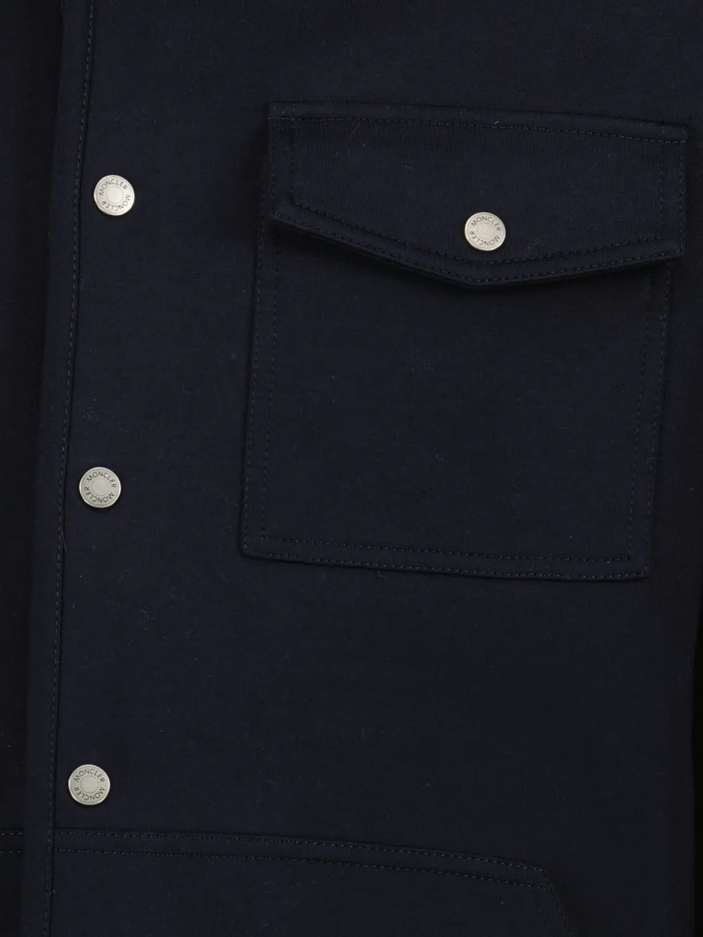 Blue Shirt Jacket-MONCLER-Verso