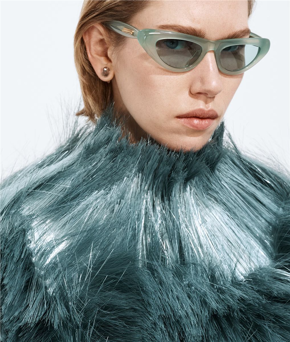 Bombe cat eye sunglasses-BOTTEGA VENETA-Verso