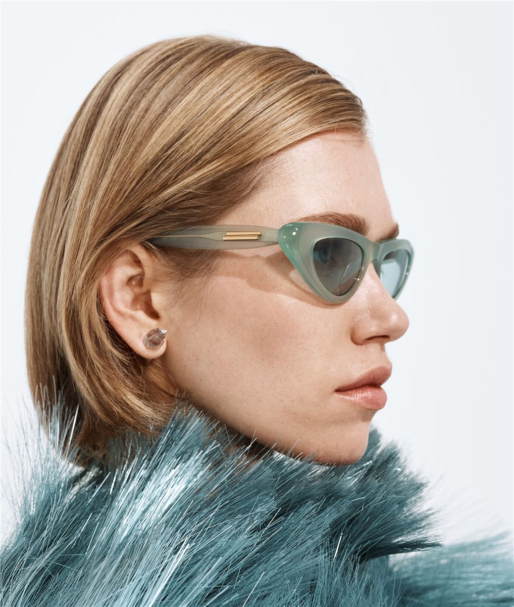 Bombe cat eye sunglasses-BOTTEGA VENETA-Verso