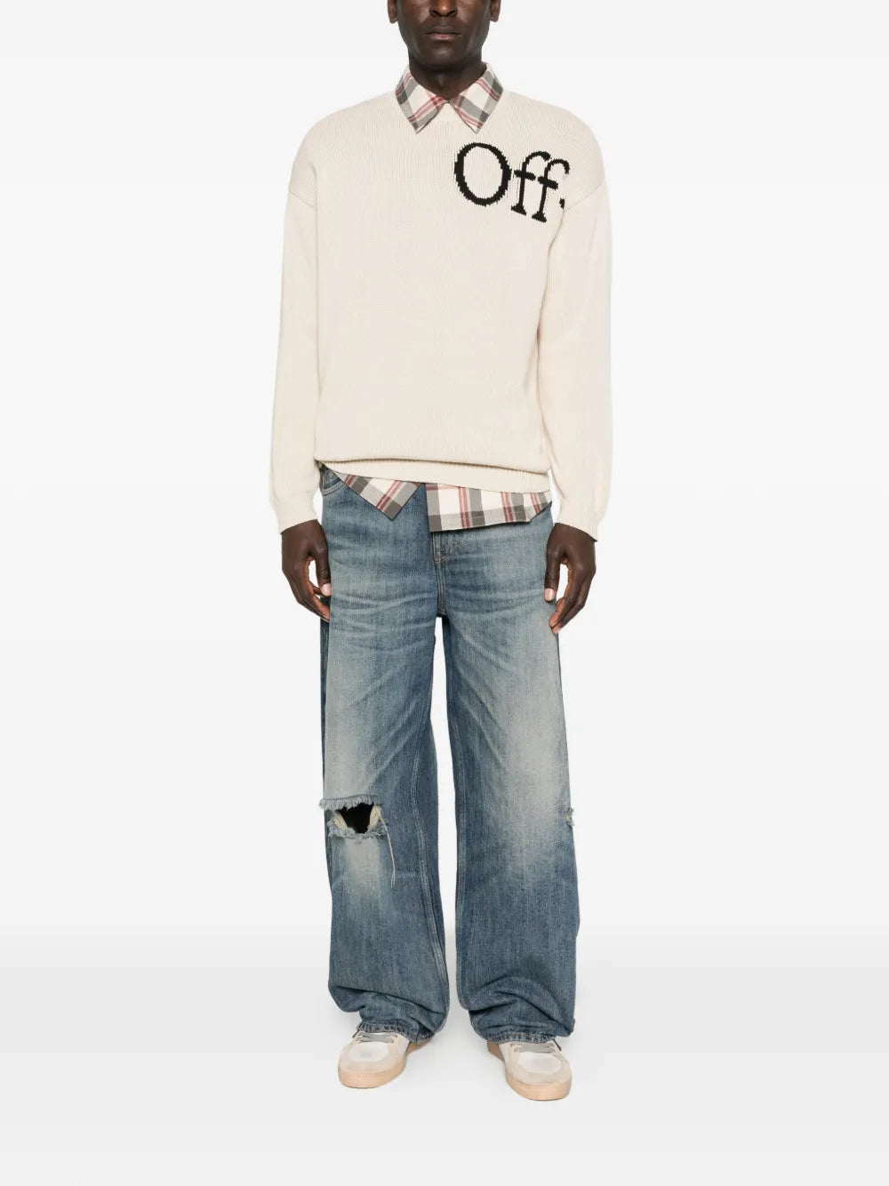 Bookish shared cot sweater-OFF-WHITE-Verso