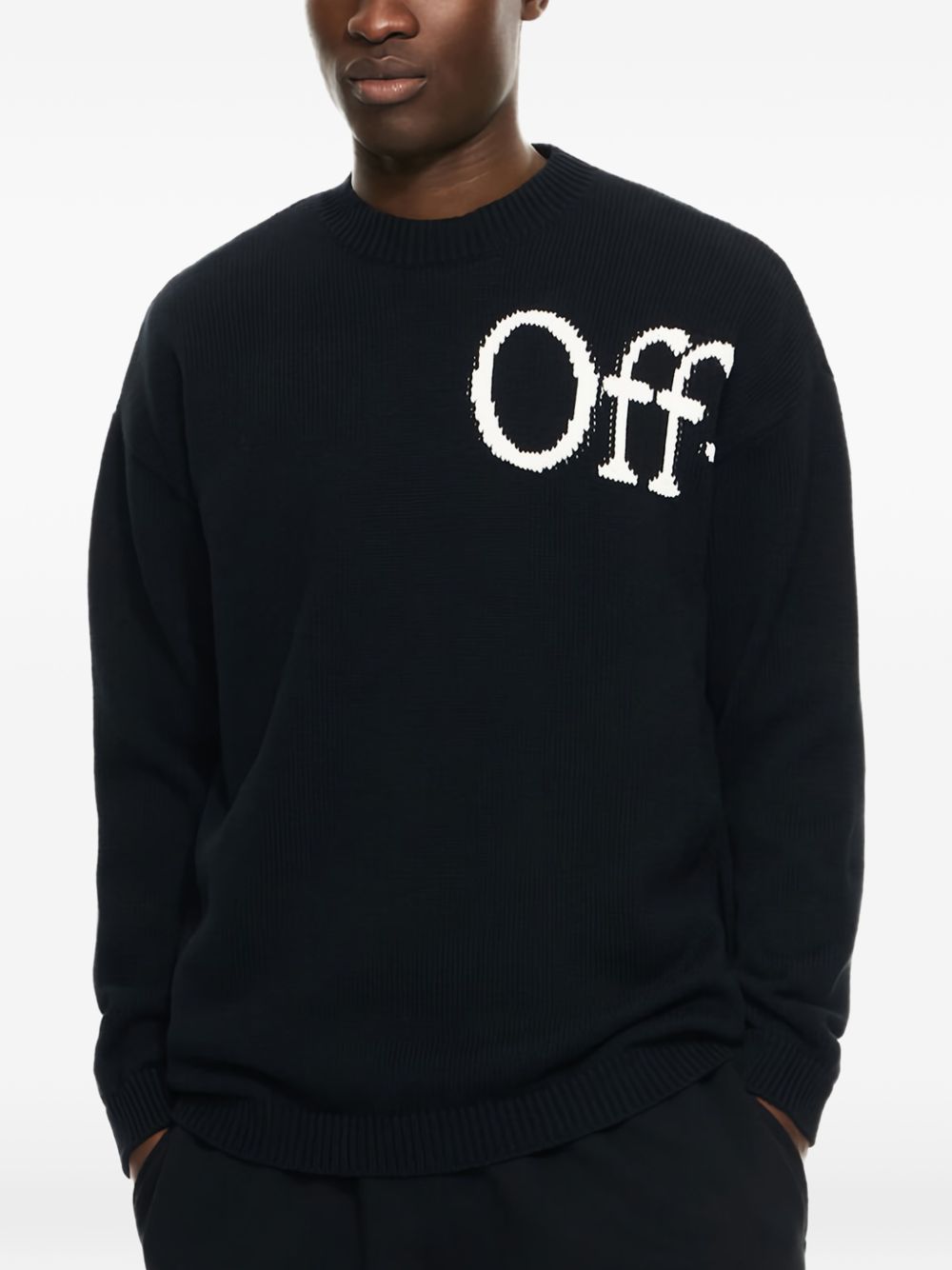 Bookish Shared Crewneck Sweater-OFF-WHITE-Verso