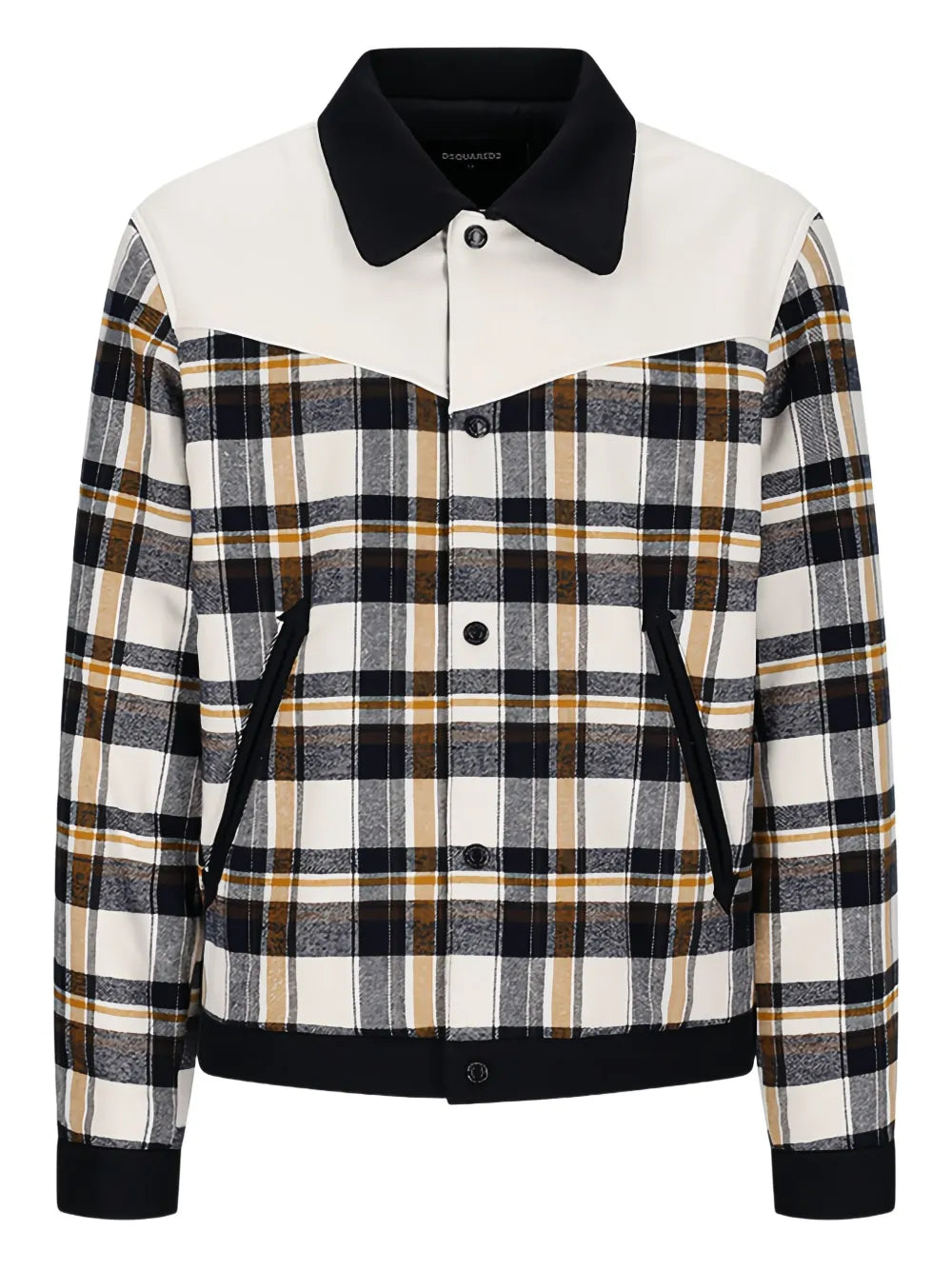 2 botonned plaid jacket-DSQUARED-Verso