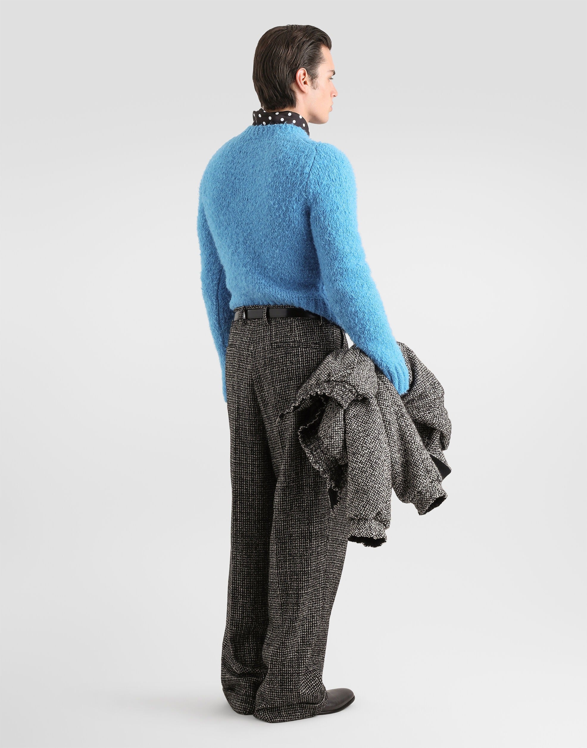 Bouclé-effect pullover-DOLCE&GABBANA-Verso
