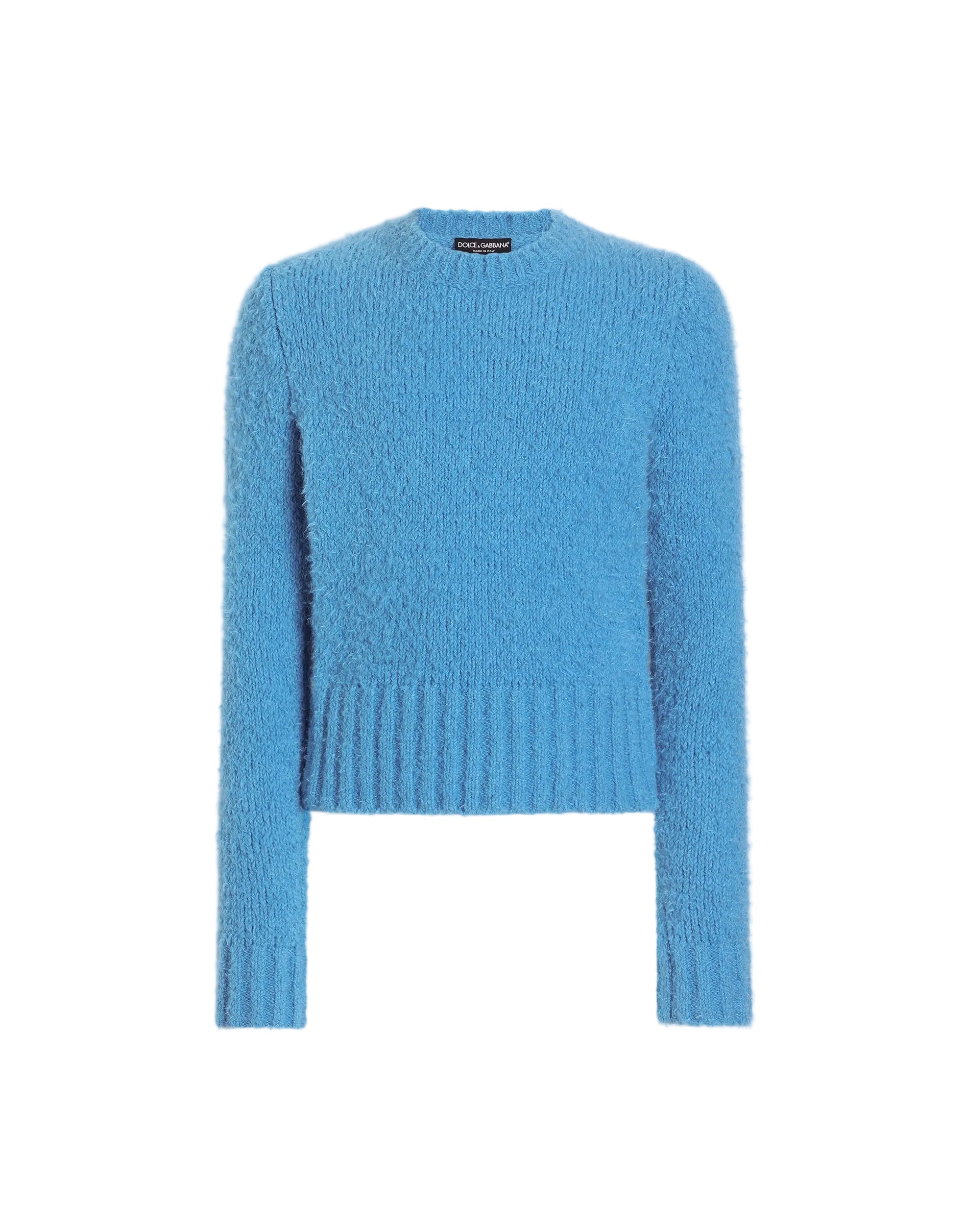 Bouclé-effect pullover-DOLCE&GABBANA-Verso