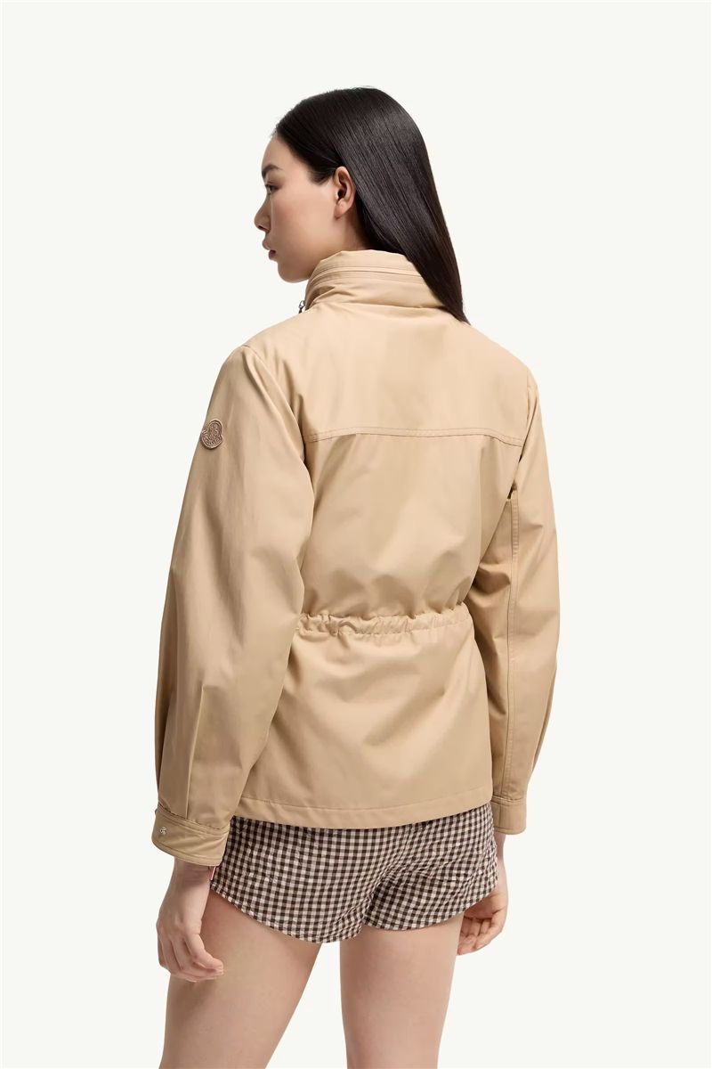 Bougain twill hooded jacket-MONCLER-Verso