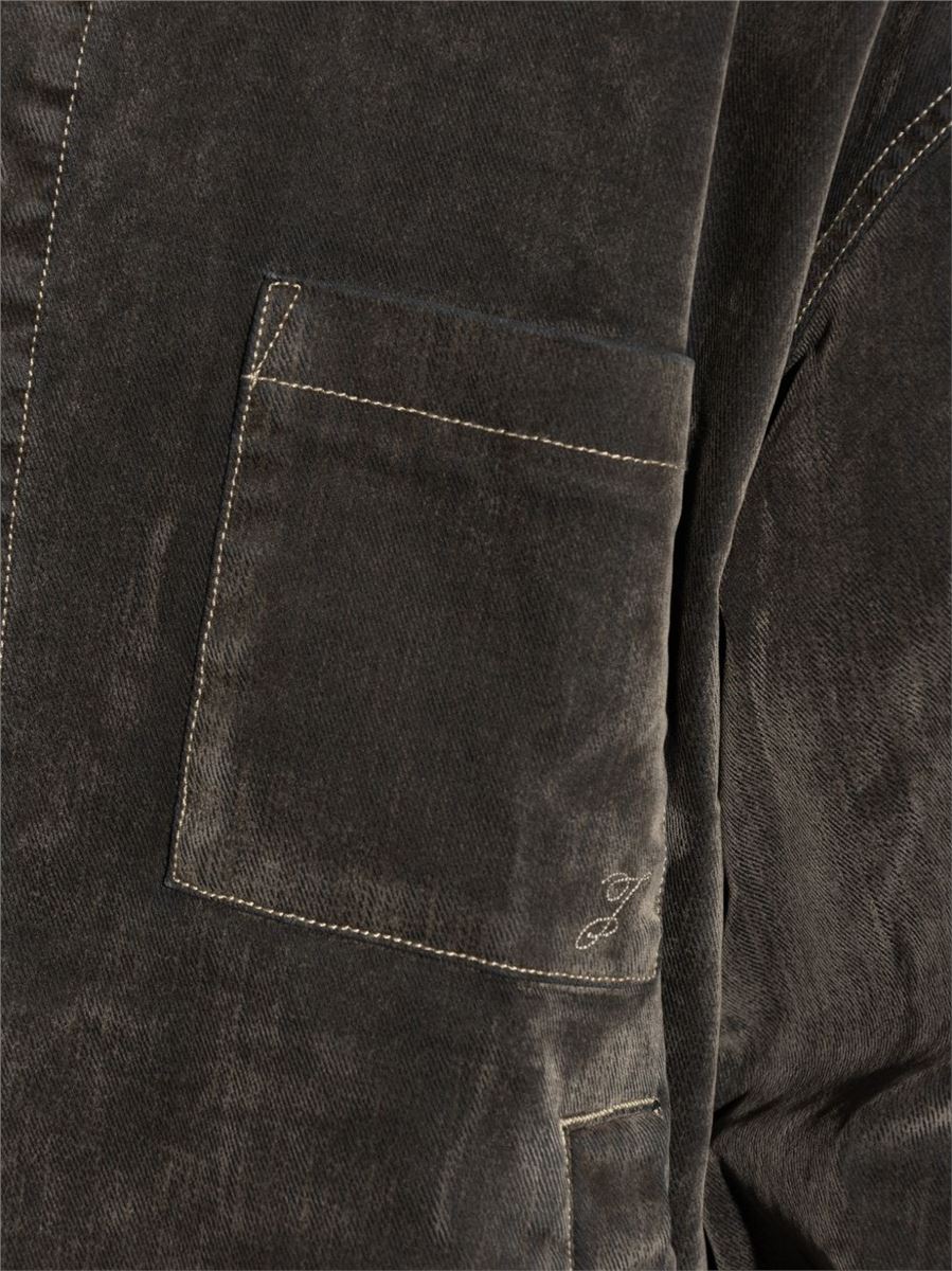 Boulanger corduroy-effect chest-pocket jacket-JACQUEMUS-Verso